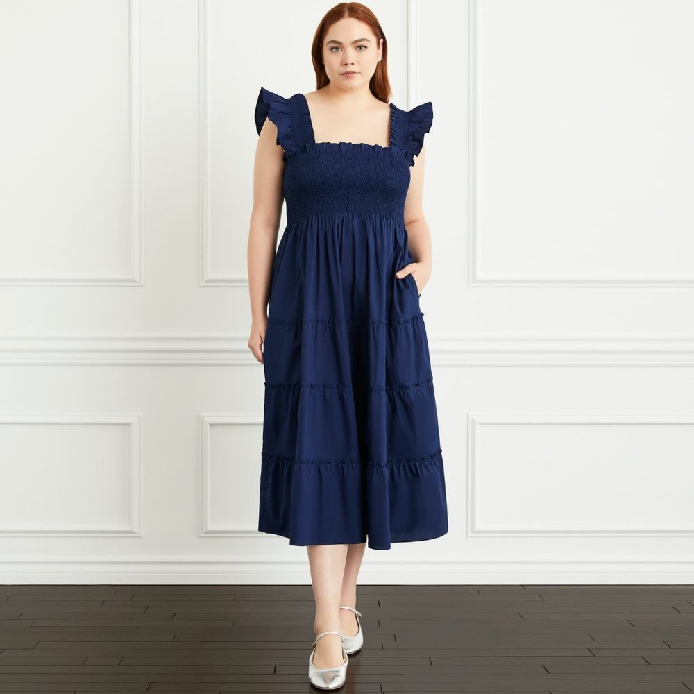 NWT Hill House Navy The Ellie Nap Dress - Sz M